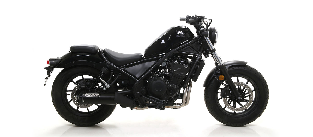 Arrow Full System Rebel Dark" Slip On With Aluminium "Dark" End Cap"