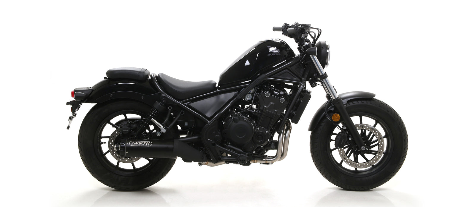 Arrow Full System Rebel Dark" Slip On With Aluminium "Dark" End Cap"