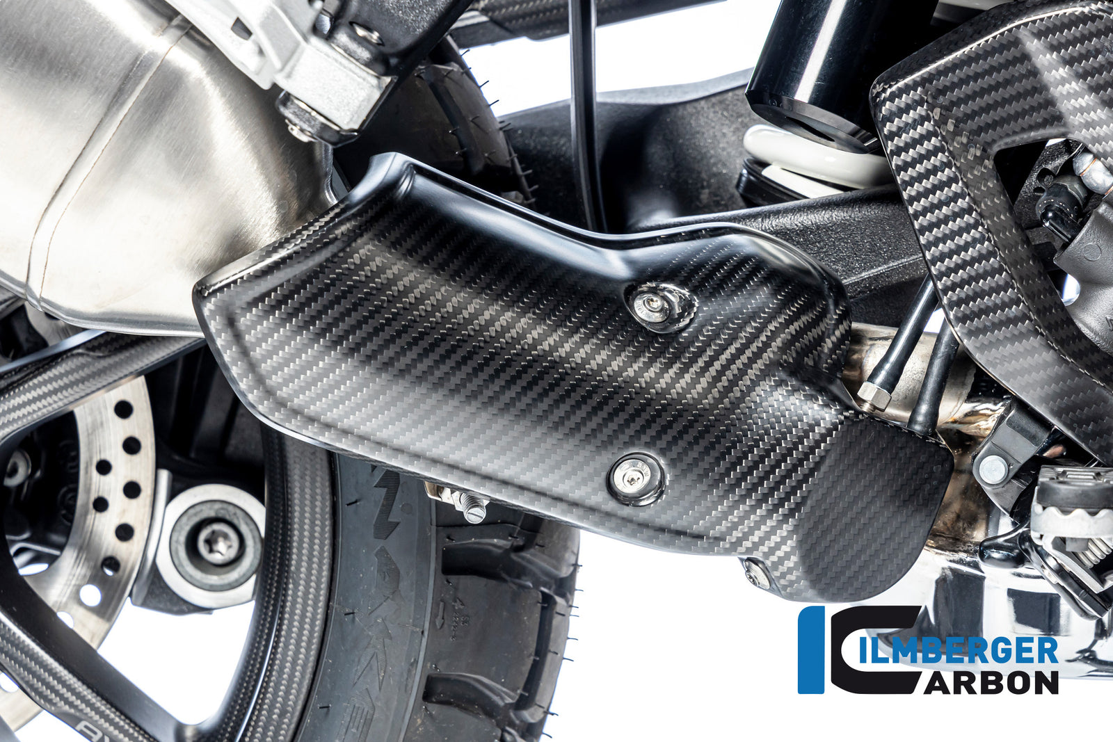 Ilmberger Carbon Exhaust Heat Shield BMW R 1300 GS - Matte / Twill