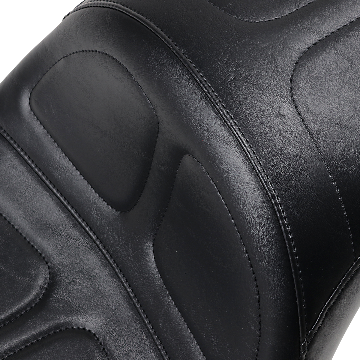 Le Pera Maverick Daddy Long Legs Seat - Black - Stitched - Softail '18-'23