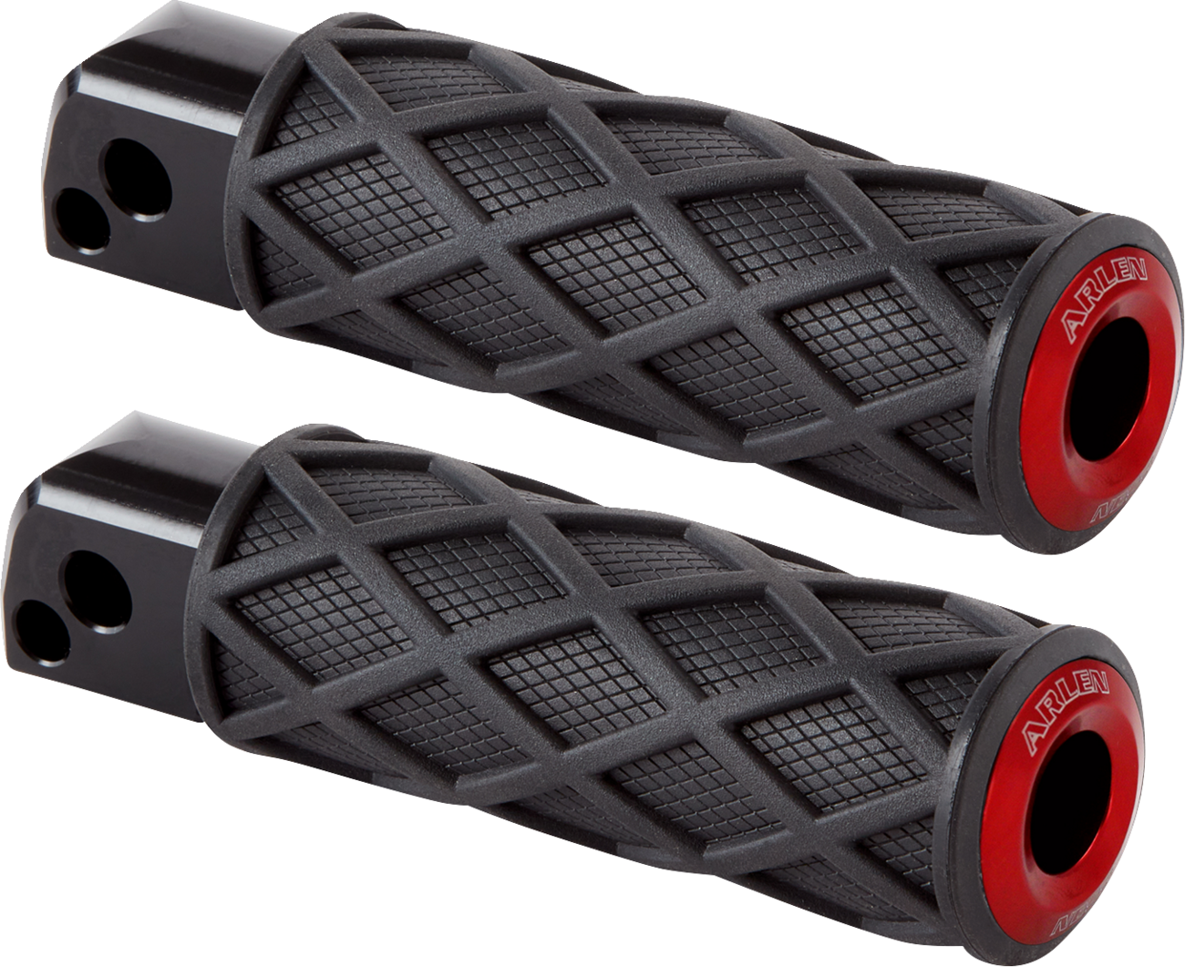 Arlen NESS Diamond Foot Pegs - Passenger - Red