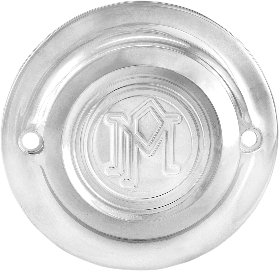 Performance Machine (PM) Ignition Cover - 2 Hole - Chrome - M8