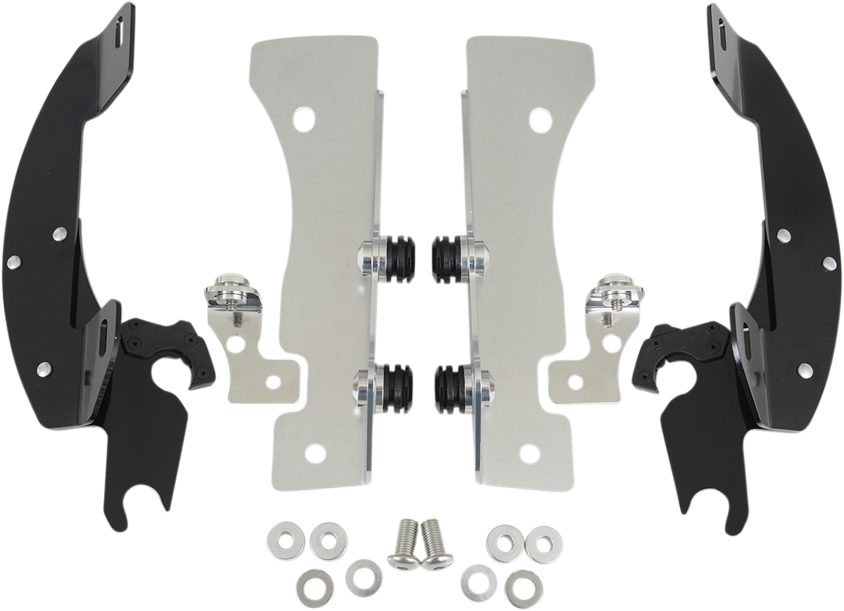 Memphis Shades Batwing Trigger Lock Mounting Kit - XV16/17 - Black