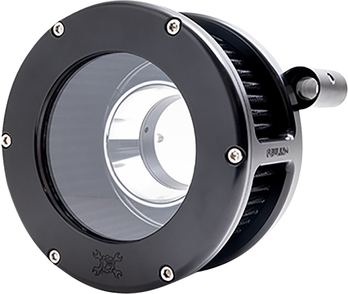 Feuling Parts BA Air Cleaner Kit - Black/Clear With Black Filter - Twin Cam