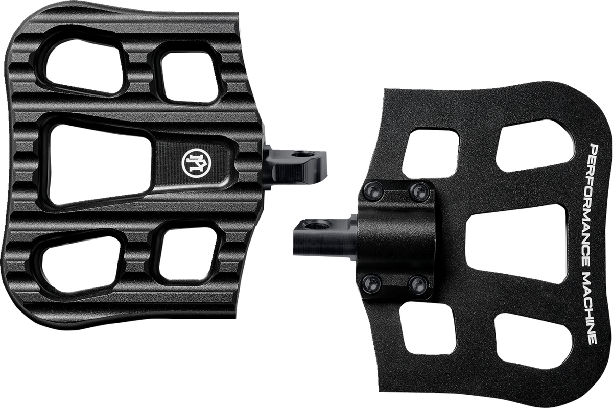 Performance Machine (PM) Drifter Floorboards - Passenger - Black Ops - FL