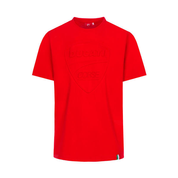 Ducati Corse Logo Tonal Official MotoGP Race Team T-Shirt - Red
