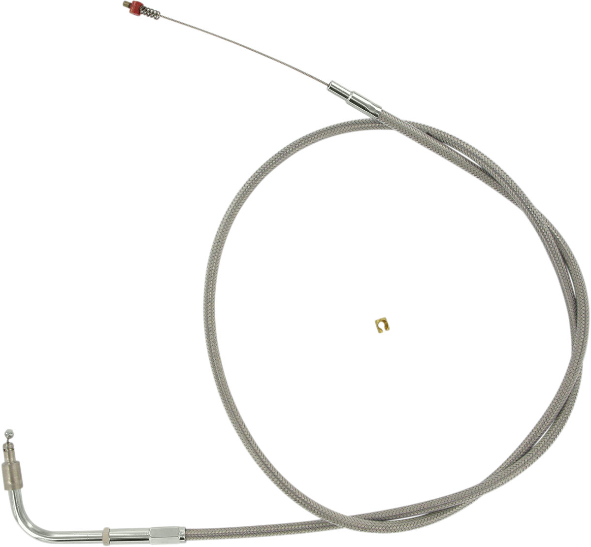 Barnett Stainless Steel Idle Cable - +6" - Dyna/FXR/Softail
