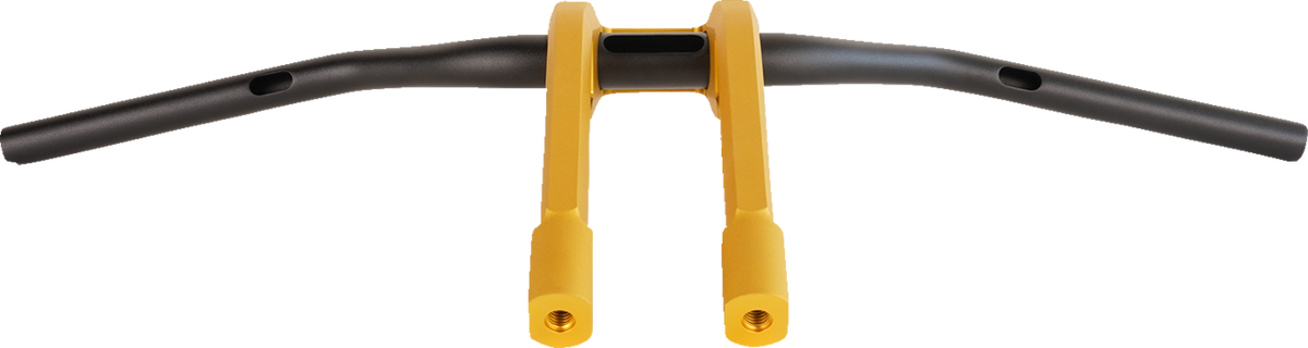 Performance Machine (PM) Phatbar & Riser Kit - Internal Wiring - 9" - Gold Ops