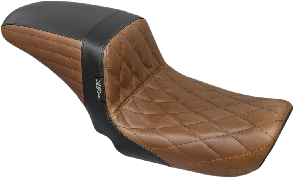 Le Pera Kickflip Seat - Diamond - Black/Brown - FXD '06-'17