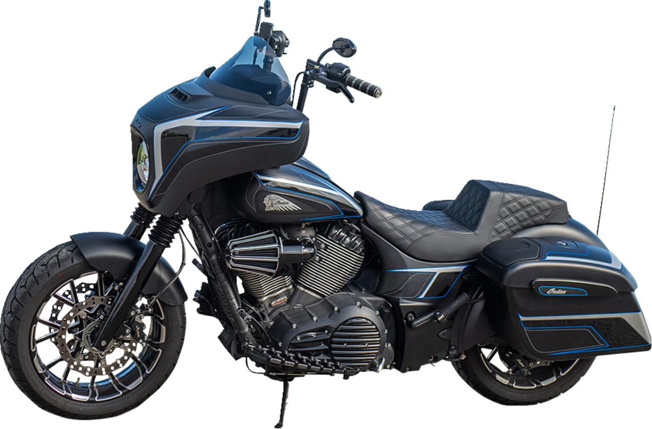 Arlen NESS Pro Short Fat Front Fender - Indian - Chief