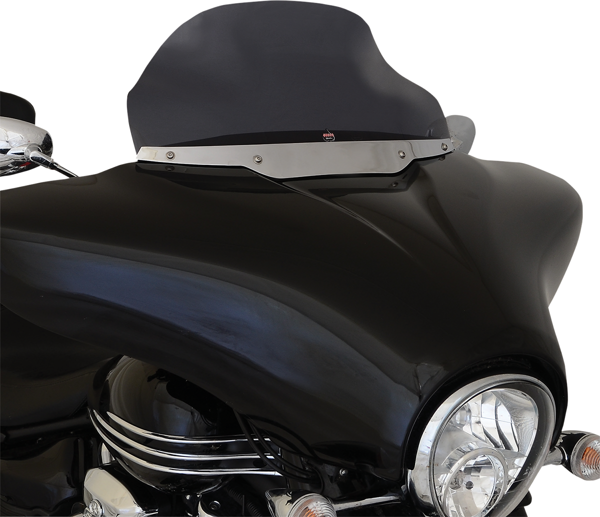 Klock Werks Flare® Windshield - 10" - Smoke - '10-'12 Stratoliner