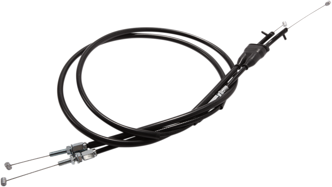 Motion Pro Black Vinyl Throttle Cable - Push/Pull - '17-'21 CRF