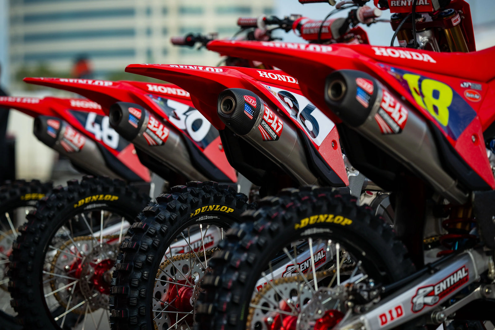 Yoshimura CRF450R/RX 2021-2024 / CRF450R-S 2023-2024 RS-12 Titanium Full Exhaust, W/ Titanium Muffler