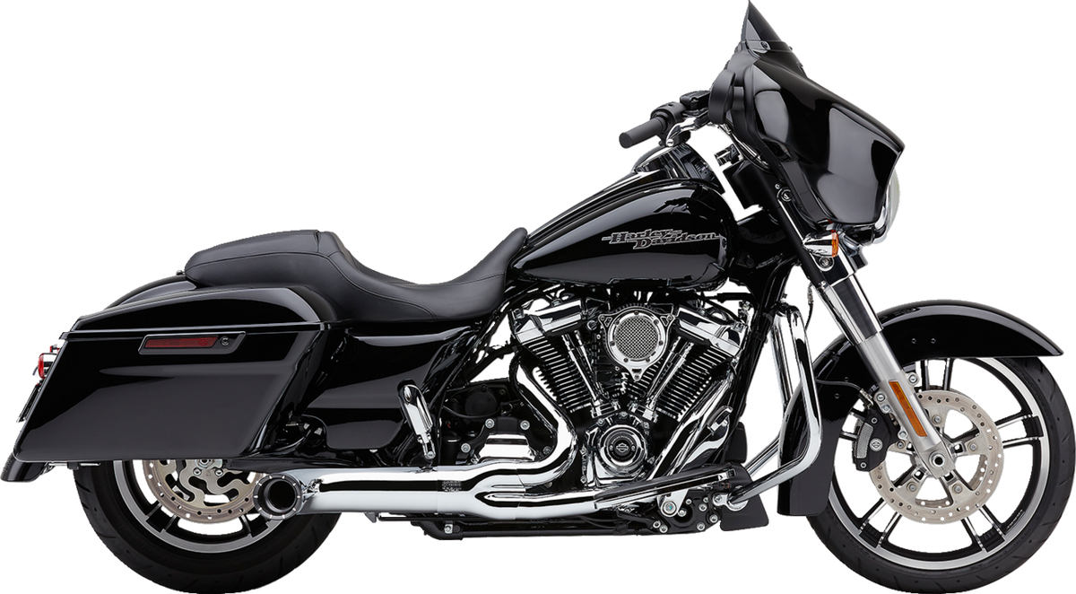 Cobra Turn Out 2-Into-1 Exhaust System - Chrome