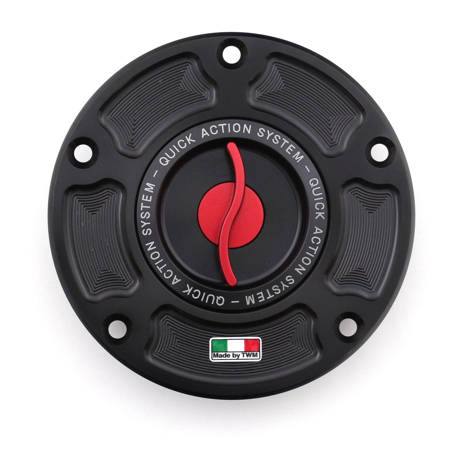 TWM Quick Action CNC Aluminum Gas Cap for Aprilia - TAPR.02