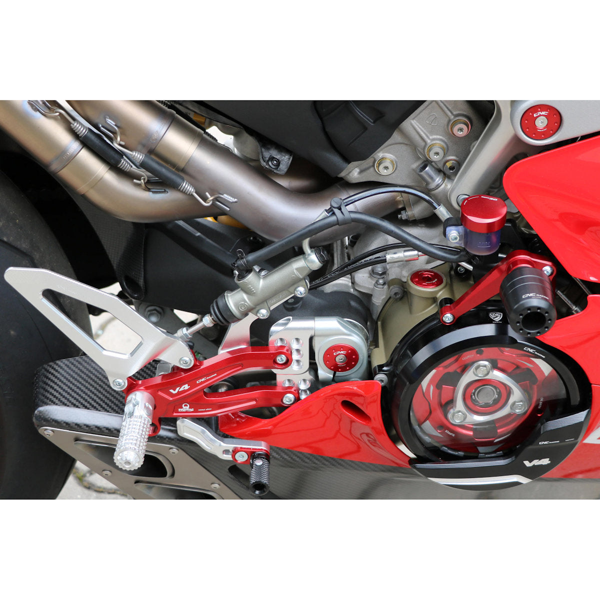 CNC Racing No Cut Frame Slider Kit for Ducati Panigale V4 V4S