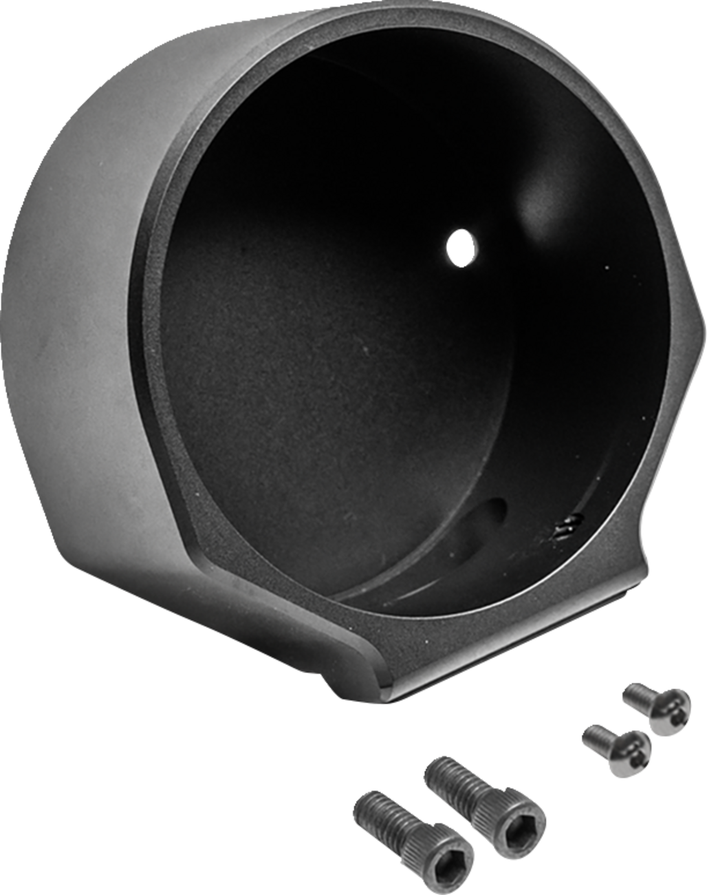 Kodlin USA Speedometer Gauge Bucket Mount - For Fastback Riser - Black - 3-3/8"