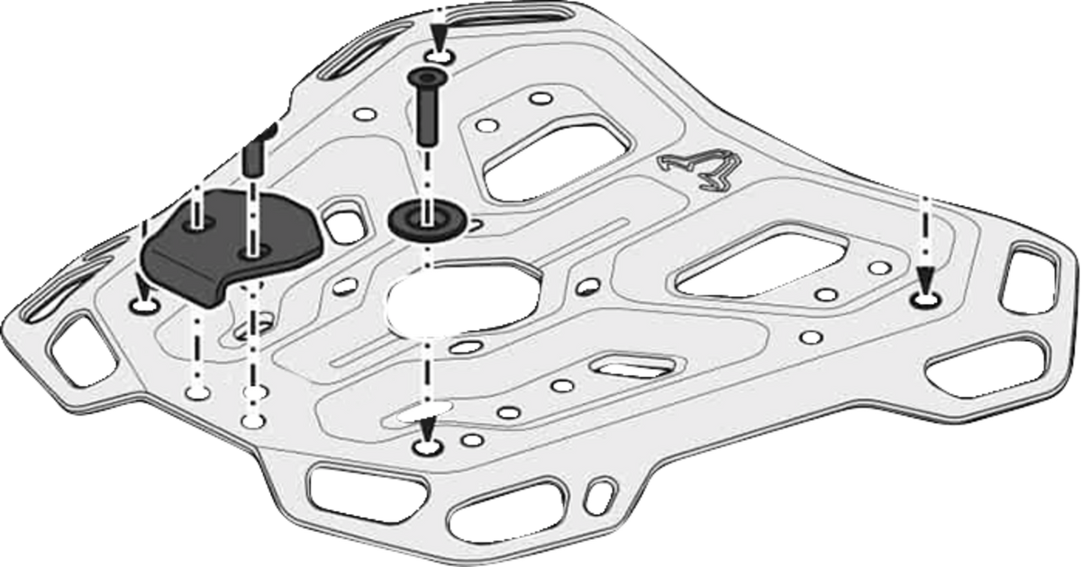SW-Motech ADVENTURE-RACK For Luggage - Yamaha