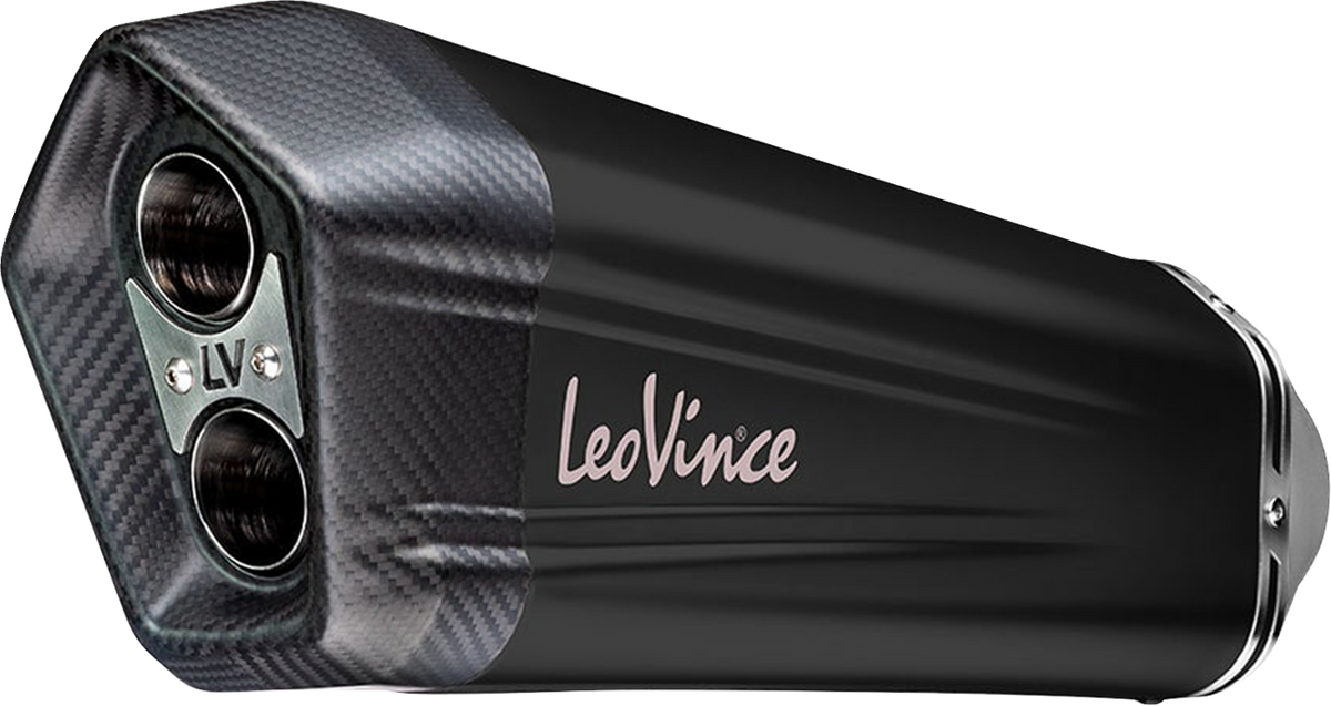 LeoVince LV-12 Slip-On Muffler - Black - V-Strom 1050