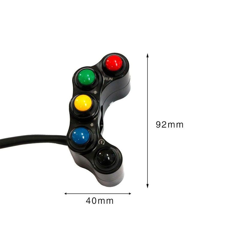 WRS Street And Racing Handle Bar Switch Right Hand For Yamaha R1 R1M 2015-2019