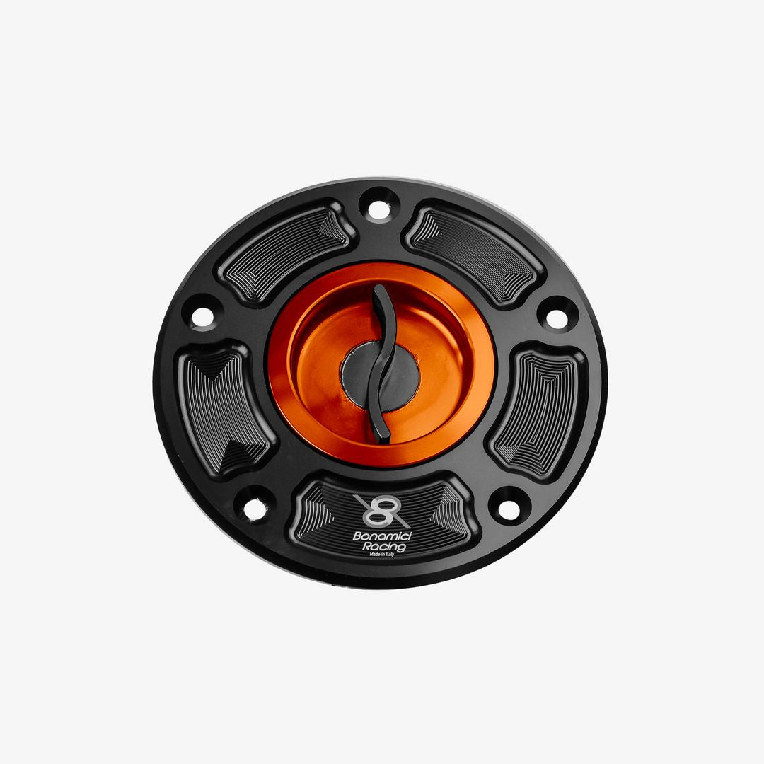 Bonamici Racing Tank Cap - Suzuki GSX-R 600-750-1000 - GSX-S 750-1000 - GSX-8S-8R - Orange