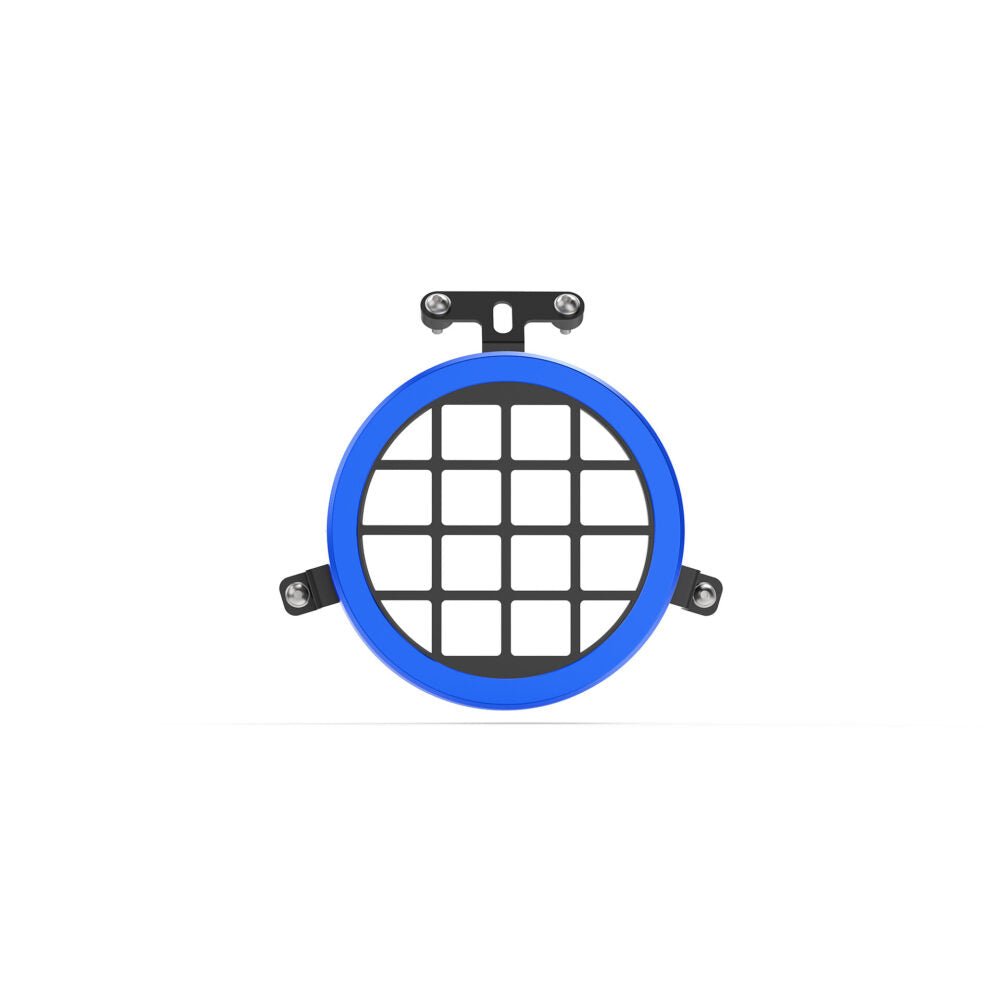 Rizoma Headlight Guard - Blue / Front