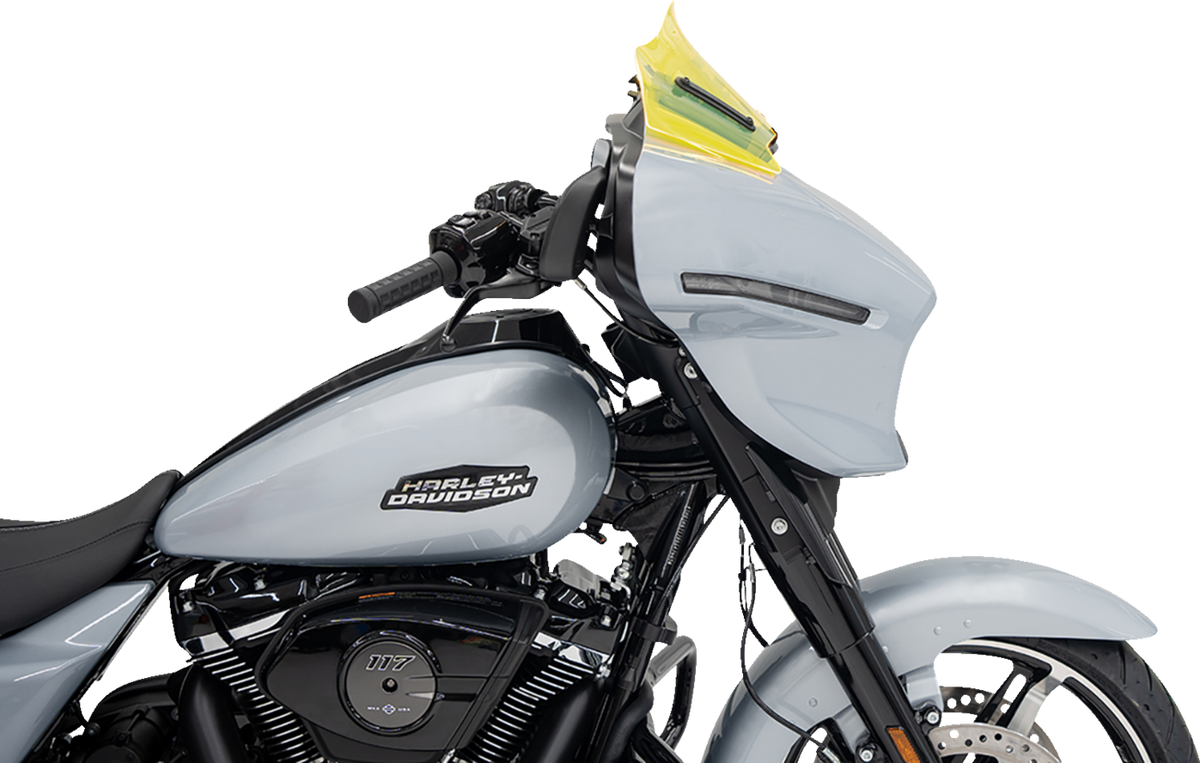 Klock Werks Ice Flare® Windshield - 8" - Yellow Ice - FLHX