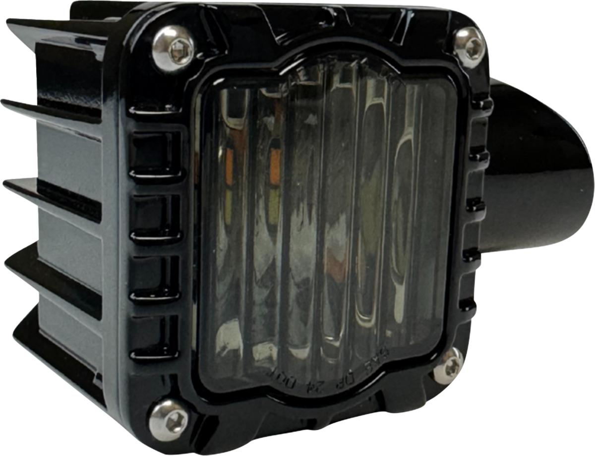 Custom Dynamics Turn Signal - Shark Demon™ - LED - Front - Smoke Lens