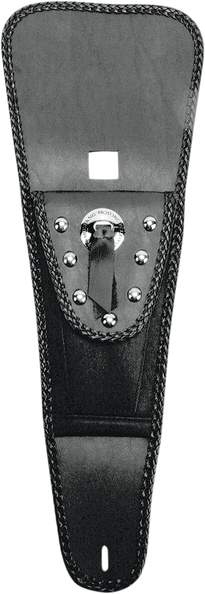 Mustang Pouch Tank Bib - Studded - Black - Suzuki