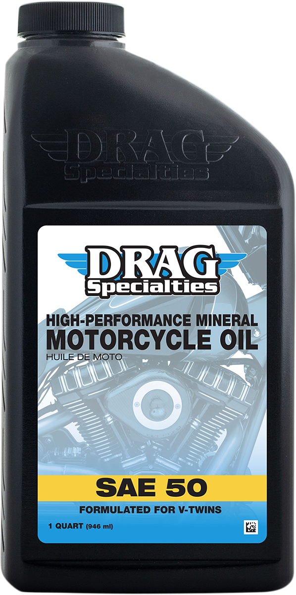 Drag Specialties Oil Engine Oil - SAE 50 - 1 U.S. Quart