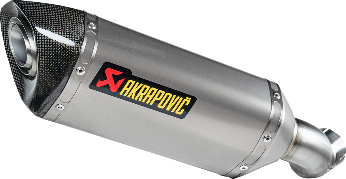 Akrapovic Slip-On Line Muffler - Titanium - ECE - Kawasaki Z900