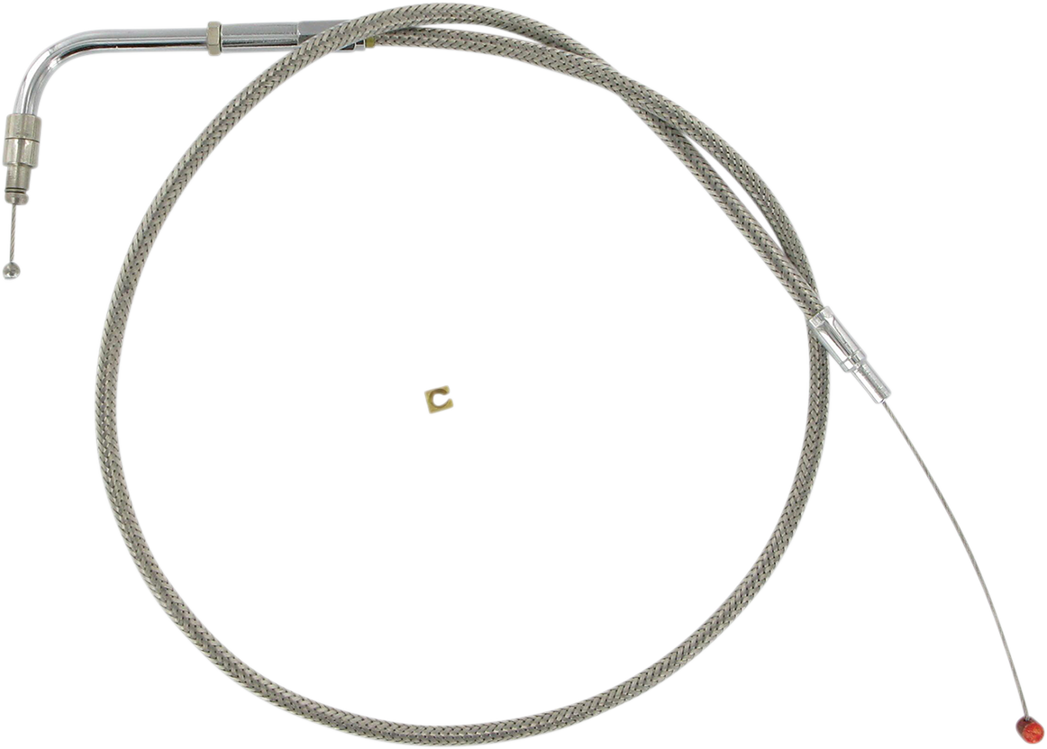 Barnett Stainless Steel Throttle Cable - '99-'13 Softail