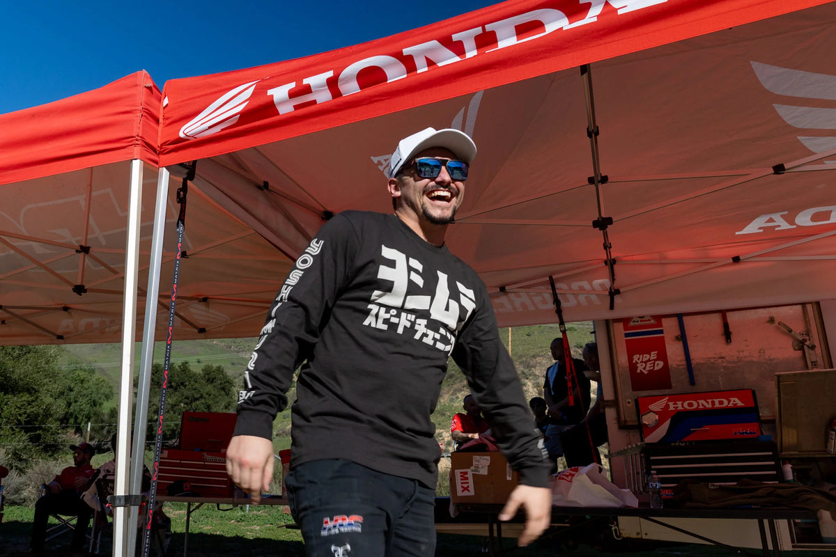 Yoshimura Speed Tuning Long Sleeve Tee Coal