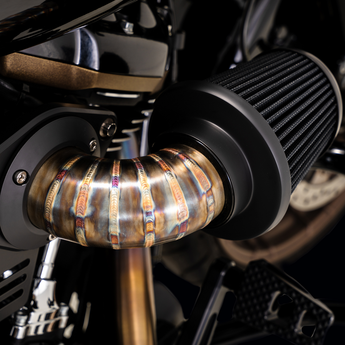 Vance & Hines VO2 Falcon Air Intake Kit - Stainless Steel