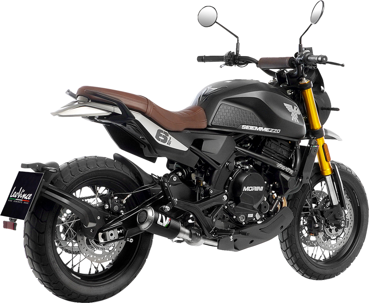 LeoVince LV-10 Slip-On Muffler - Carbon Fiber - Seismmezzo 650 SCR/STR