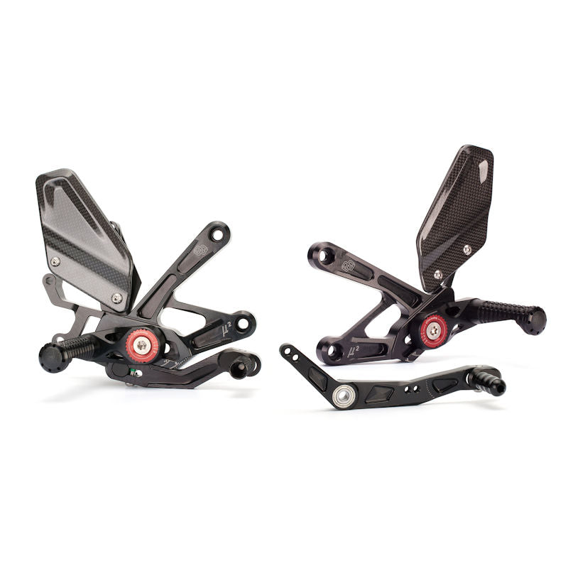 Gilles Tooling MUE2 Adjsutable Racing Rear Sets For Yamaha R1 R1M