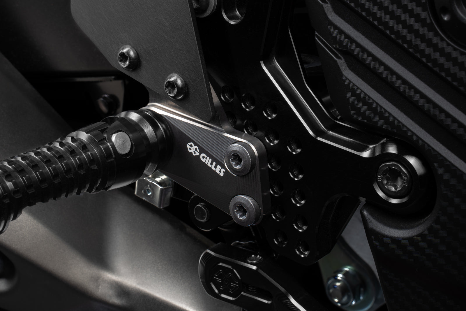 Gilles Tooling Footrest System AS31GT3 Black
