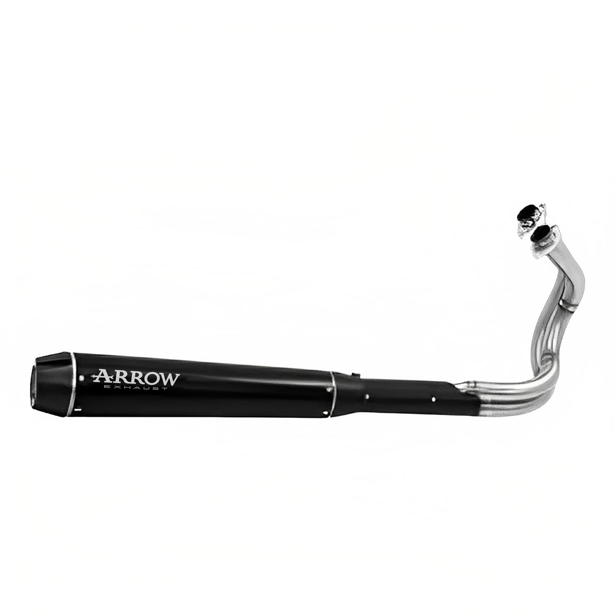 74512RBN Full System Rebel With Aluminium Dark Rear End Cap