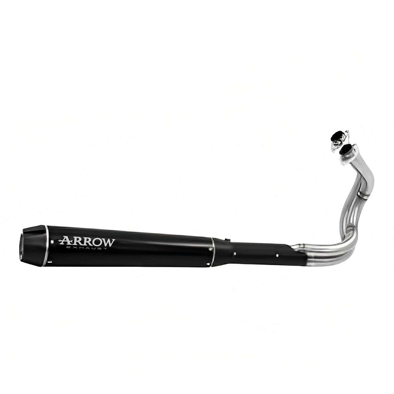 74512RBN Full System Rebel With Aluminium Dark Rear End Cap