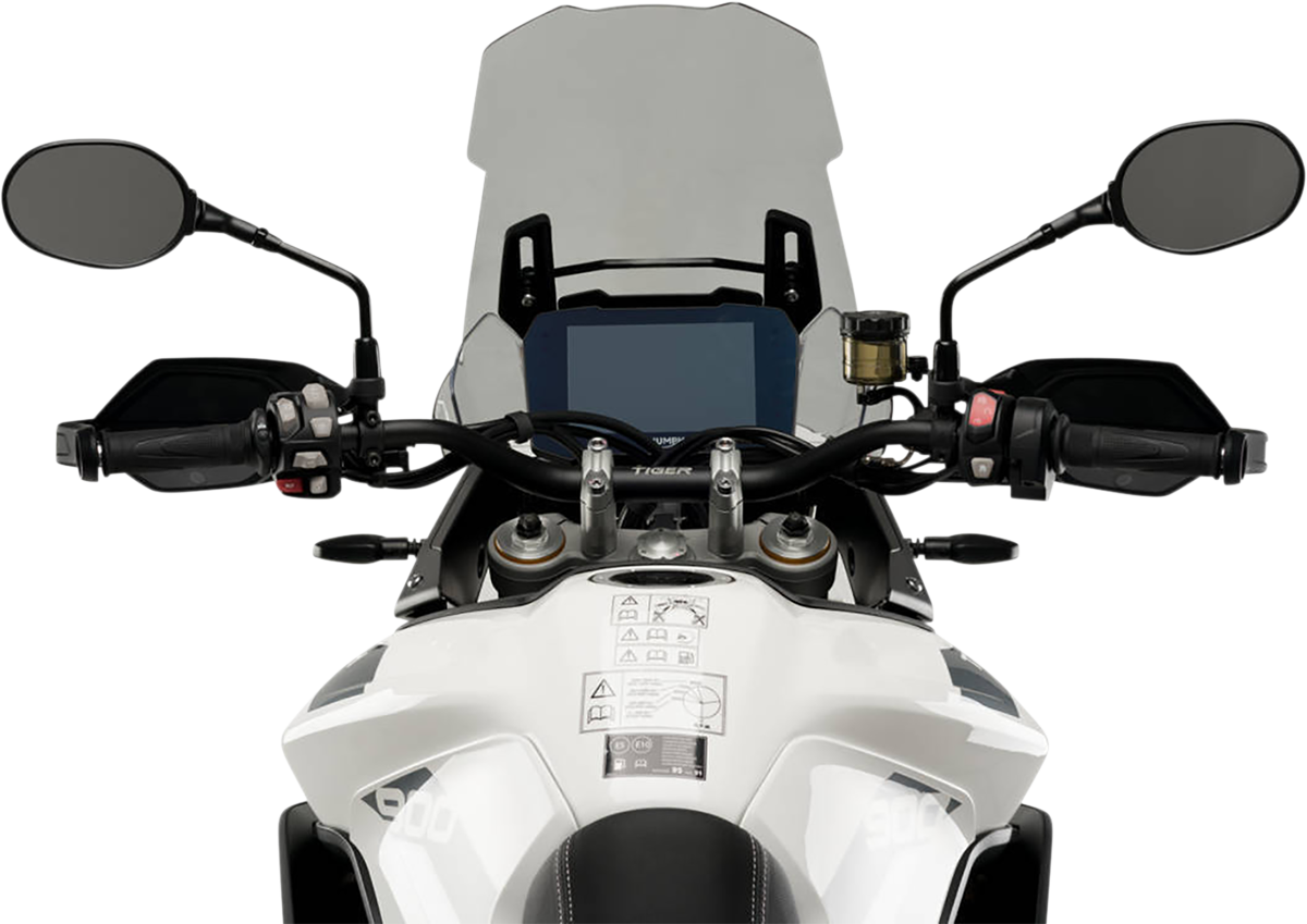 PUIG HI-Tech Parts Touring Windscreen - 22" - Smoke - Triumph
