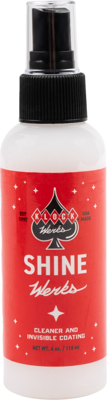 Klock Werks Shine Werks Cleaner - 4 US Fl Oz. - 12-Pack