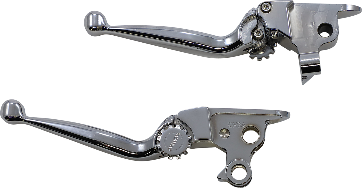 PSR Journey Adjustable Lever Set For Harley Models - Chrome