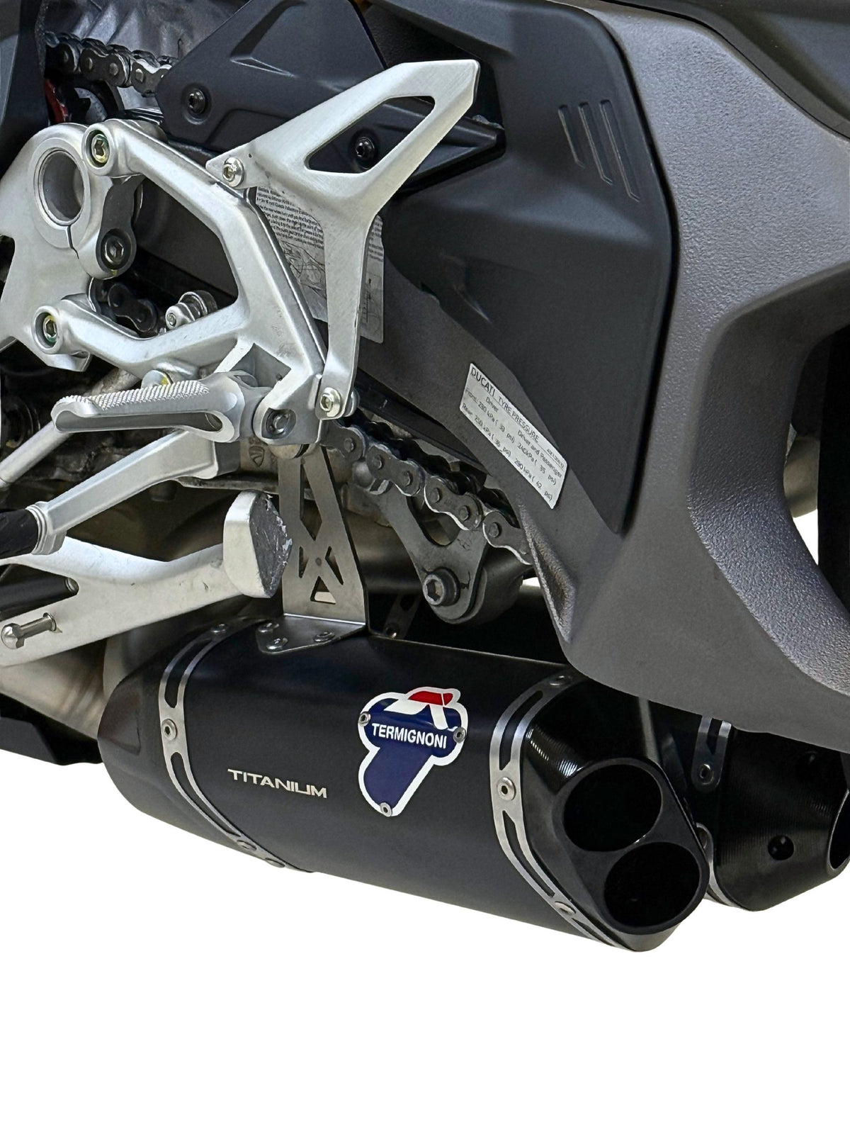 Termignoni D23509440INA Silencers Black Panigale V4/Streetfighter V4 MY25
