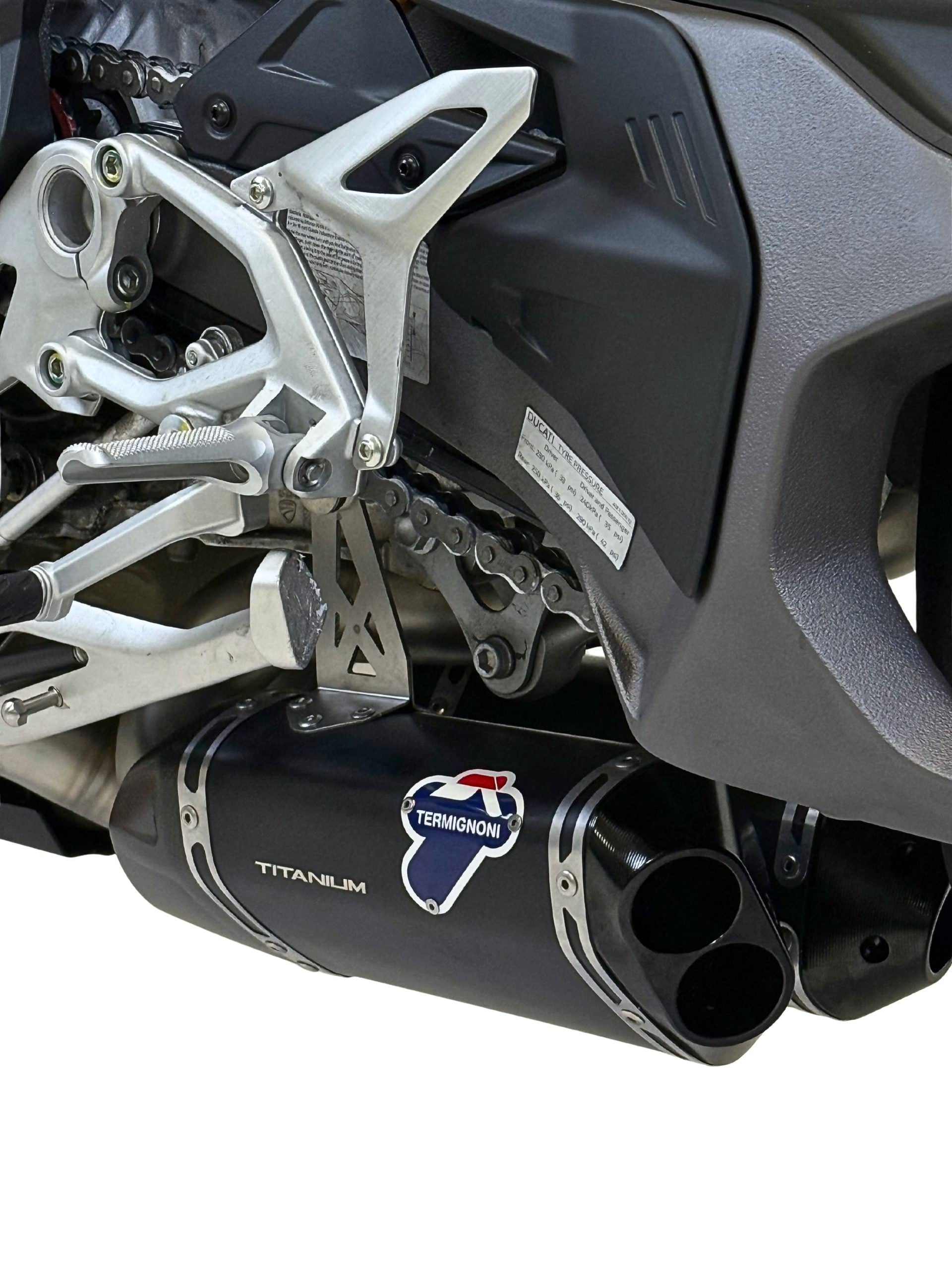 Termignoni Black Edition Racing Silencers Ducati Panigale V4 2025