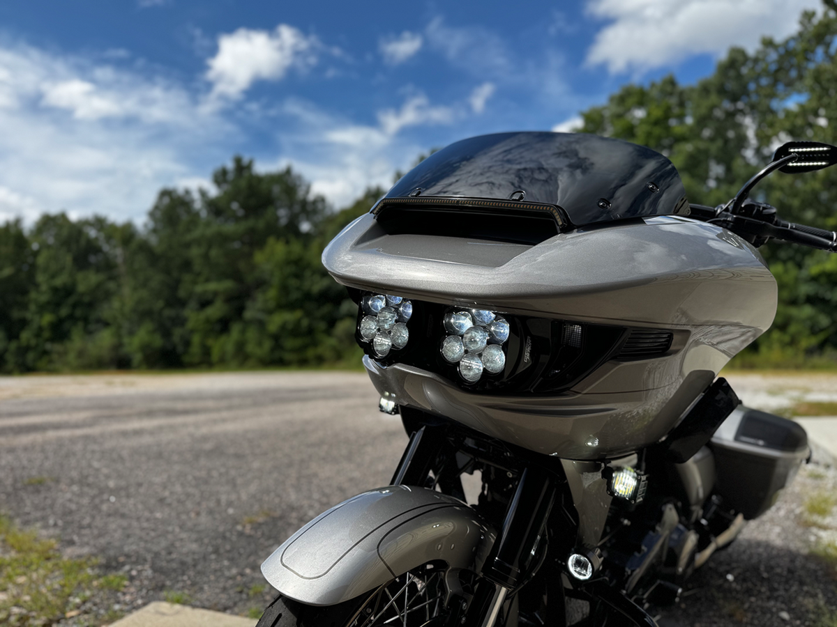 Custom Dynamics Shark Demon® 2 Headlight Light - W/ Speed Plates
