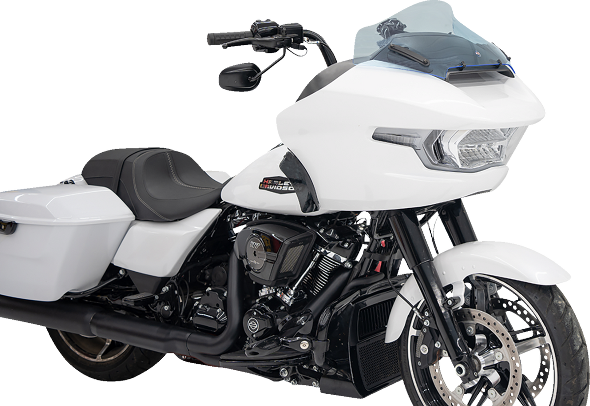 Klock Werks Ice Flare® Windshield - 10" - Blue Ice - '23-'25 FLTRX