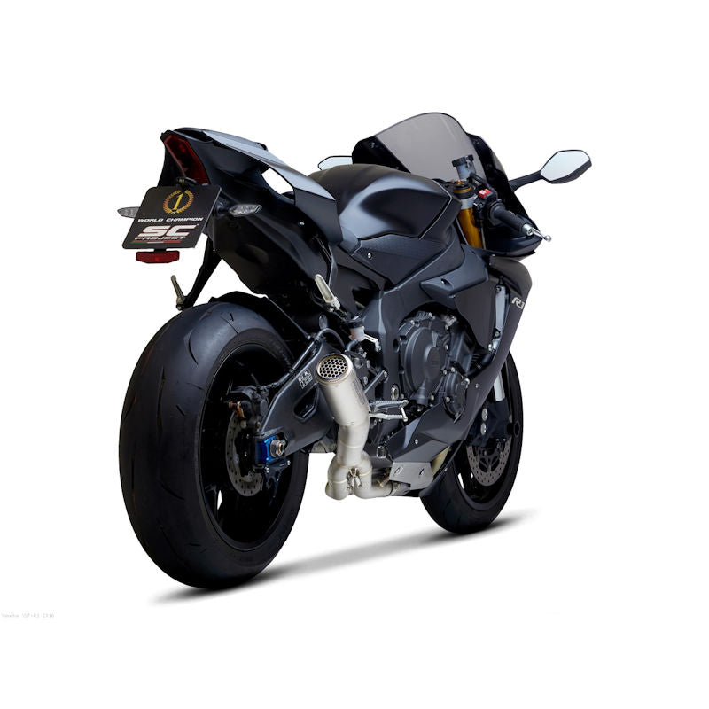 SC Project CR-T Titanium Half Exhaust for Yamaha R1 R1M