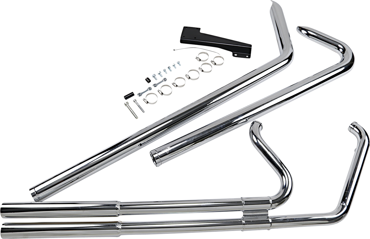Vance & Hines Big Shots Exhaust - Chrome - Long