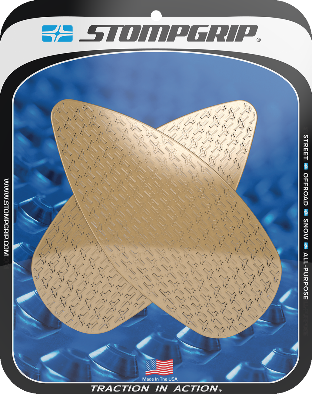 StompGrip Tank Grips - Icon - Clear - Aprilia - RS/Tuono '21-'25