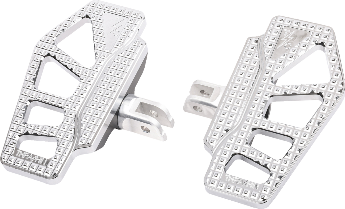 Thrashin Supply CO. Apex Mini Floorboards - Driver - Chrome